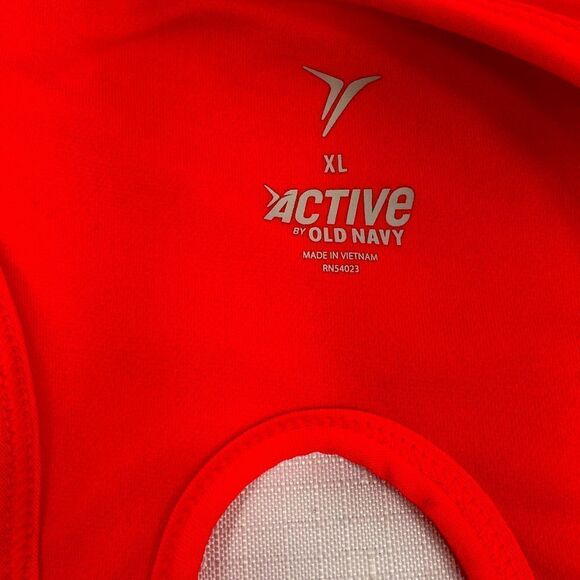 Active Red and Orange Sports Bra Old Navy size XL EUC - Picture 3 of 5
